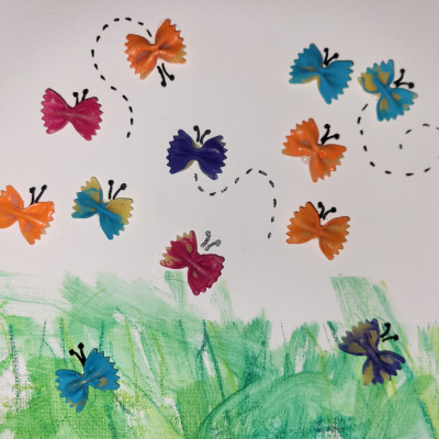 Bunte Schmetterlinge